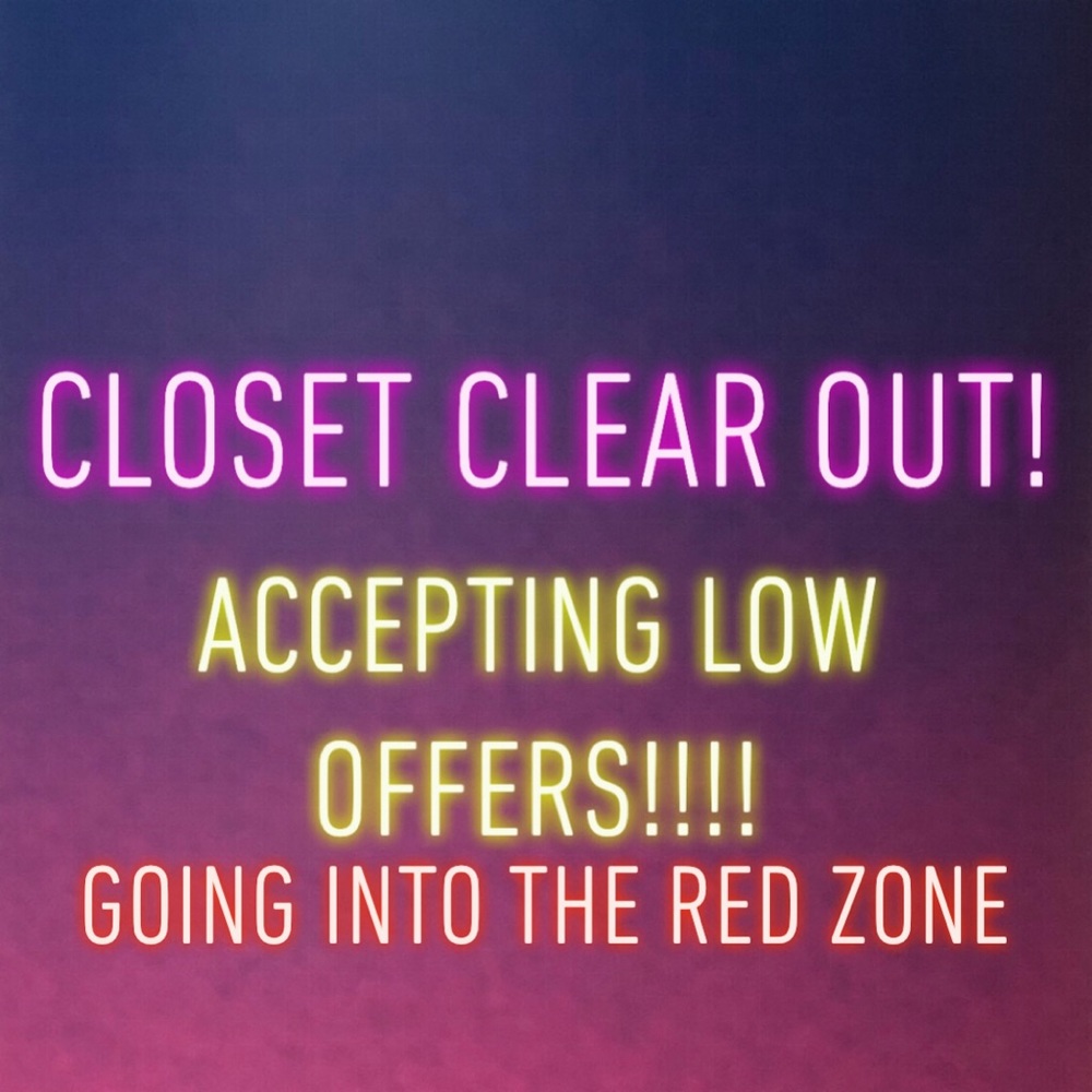 Closet Clear Out Ladies And Gentleman!